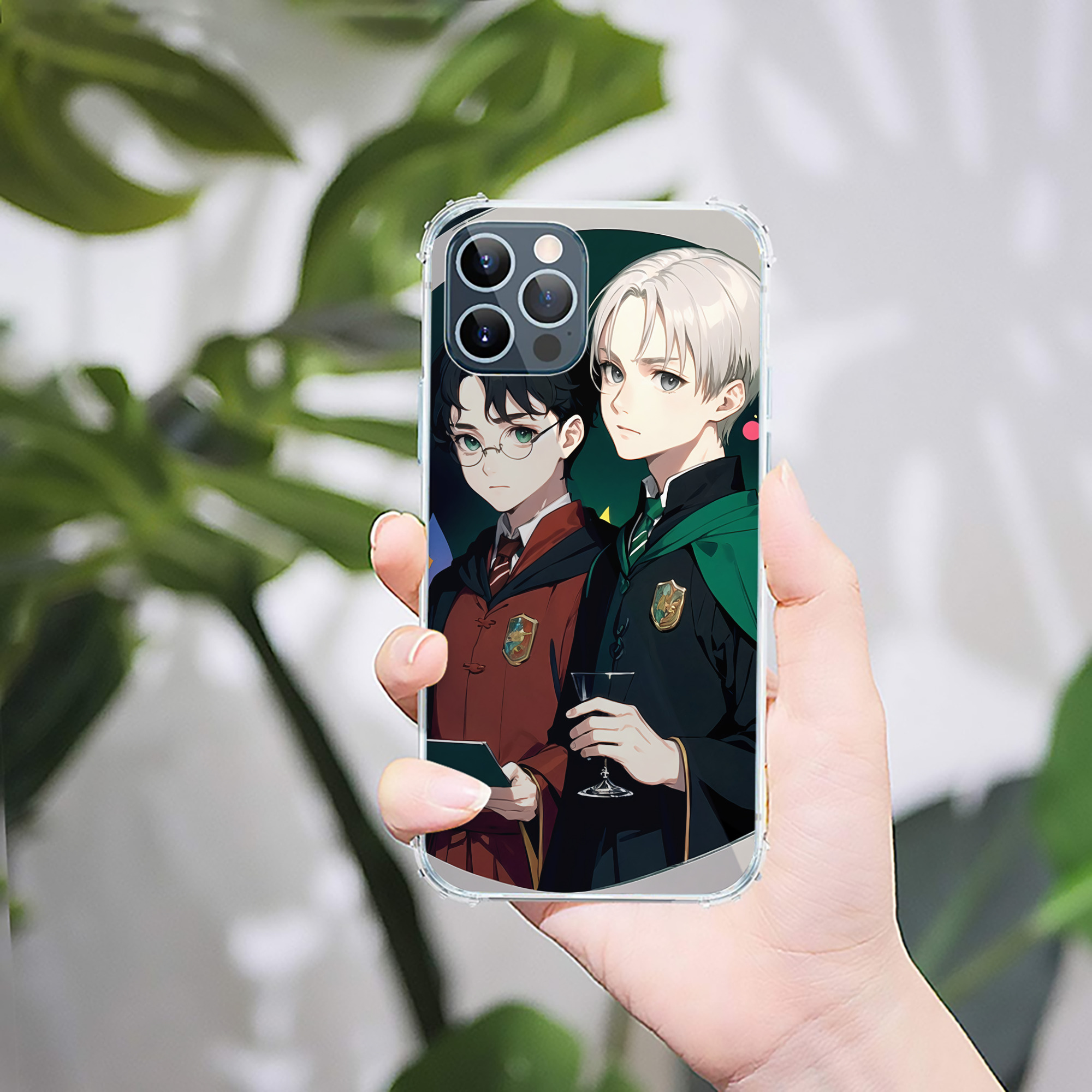 （画像用） Harry Potter ハリー・ポッターシリーズ 【iPhone 12シリーズ対応】透明スマホケース（クリアソフトケース）